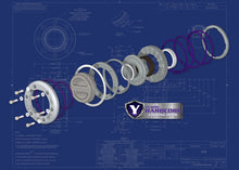 Load image into Gallery viewer, Yukon Gear Hardcore Locking Hub Set For GM 8.5in Front &amp; Dana 44 / 19 Spline
