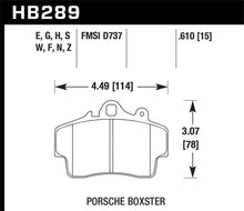 Load image into Gallery viewer, Hawk Porsche HPS Street Front Brake Pads