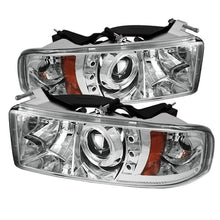 Load image into Gallery viewer, Spyder Dodge Ram 1500 94-01 94-02 Projector Headlights LED Halo LED Chrm PRO-YD-DR94-HL-AM-C