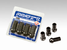 Load image into Gallery viewer, Rays 17 Hex L48 Racing Nut 12x1.5 - Black (4 Pieces)