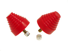 Load image into Gallery viewer, Prothane Universal Bump Stop 2-1/4X2-1/4 Cone w/Stp - Red