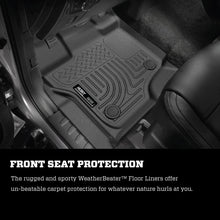 Load image into Gallery viewer, Husky Liners 15-23 Ford F-150 SuperCrew Weatherbeater Black Front &amp; 2nd Seat Floor Liners