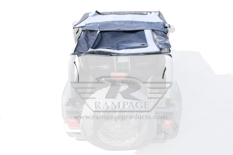 Rampage 1992-1995 Jeep Wrangler(YJ) Frameless Soft Top Kit - Black Diamond