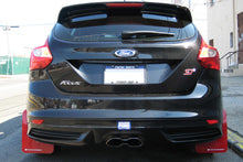 Load image into Gallery viewer, Rally Armor 12-19 Ford Focus (Incl. ST) / 16-19 RS Nitrous Blue UR Mud Flap w/ White Logo