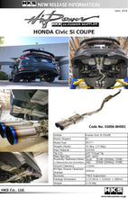 Load image into Gallery viewer, HKS Hi-Power Muffler for Civic SI Coupe (FC3)