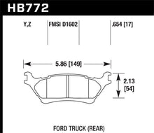 Load image into Gallery viewer, Hawk 12-16 Ford F-150 Performance Ceramic Street Rear Brake Pads