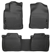 Load image into Gallery viewer, Husky Liners 10-13 Lexus RX350/RX450h WeatherBeater Black Front &amp; 2nd Seat Floor Liners