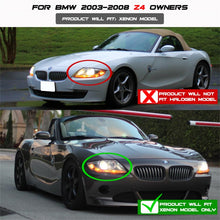 Load image into Gallery viewer, Spyder BMW Z4 03-08 Projector Headlights Xenon/HID Model Only - LED Halo Black PRO-YD-BMWZ403-HID-BK