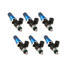Load image into Gallery viewer, Injector Dynamics 1700cc Injectors - 60mm Length - 11mm Blue Top - 14mm Lower O-Ring (Set of 6)