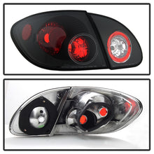 Load image into Gallery viewer, Spyder Toyota Corolla 03-08 Euro Style Tail Lights Black ALT-YD-TC03-BK