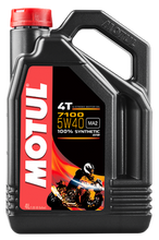 Load image into Gallery viewer, Motul 4L 7100 Synthetic Motor Oil 5W40 4T