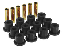 Load image into Gallery viewer, Prothane 67-87 GM Rear Spring &amp; Shackle Bushings (w/ 1.5in Bushings) - Black