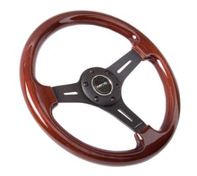 Load image into Gallery viewer, NRG Classic Wood Grain Steering Wheel (330mm) Wood Grain w/Matte Black 3-Spoke Center