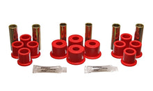Load image into Gallery viewer, Energy Suspension 8/81-96 Ford F100/F150 2WD Red Rear Leaf Spring Bushing Set
