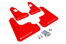 Load image into Gallery viewer, Rally Armor 08-17 Mitsubishi EVO X Red UR Mud Flap w/ White Logo