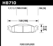 Load image into Gallery viewer, Hawk 11-16 Ford Explorer / 12-16 Ford Flex LTS Street Front Brake Pads