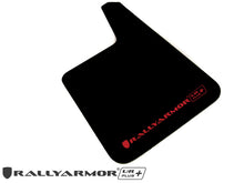 Load image into Gallery viewer, Rally Armor Universal Fit (No Hardware) UR Plus Black UR Mud Flap w/ Red Logo