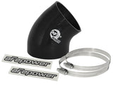 aFe MagnumFORCE Cold Air Int Sys Spare Parts Kit (4-3.5in ID x 40 Deg) Elbow Reducing Coupler - Blk