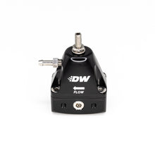 Load image into Gallery viewer, DeatschWerks DWR1000iL In-Line Adjustable Fuel Pressure Regulator - Black