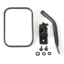 Load image into Gallery viewer, Rugged Ridge 97-18 Jeep Wrangler Textured Black Rectangluar Quick Release Mirror Kit