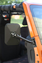 Load image into Gallery viewer, Rugged Ridge 97-18 Jeep Wrangler Textured Black Rectangluar Quick Release Mirror Kit