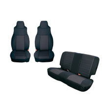Load image into Gallery viewer, Rugged Ridge Seat Cover Kit Black 03-06 Jeep Wrangler TJ