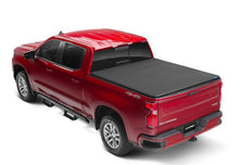 Load image into Gallery viewer, Lund 19-23 Chevrolet Silverado 1500 (5.5ft. Bed) Genesis Elite Tri-Fold Tonneau Cover - Black