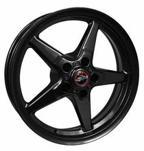 Load image into Gallery viewer, Race Star 92 Drag Star Bracket Racer 18x5 5x115BC 2.00BS Gloss Black Wheel