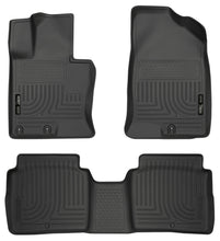 Load image into Gallery viewer, Husky Liners 11-14 Kia Optima Weatherbeater Black Front &amp; 2nd Seat Floor Liners