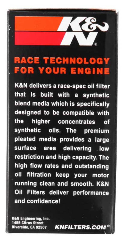 K&N KTM / Husaberg / Betamotor / Polaris 1.625in OD x 0.438in ID x 2.719in H Oil Filter