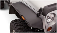 Load image into Gallery viewer, Bushwacker 07-18 Jeep Wrangler Flat Style Flares 2pc - Black