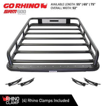 Load image into Gallery viewer, Go Rhino Universal 65in SRM 600 Basket Style Rack - Textured black