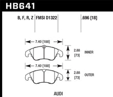 Load image into Gallery viewer, Hawk Performance 09-11 Audi A4/Quattro / 08-11 Quattro / 09-11 Q5 Front Ceramic Street Brake Pads