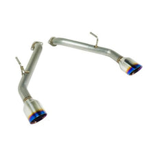 Load image into Gallery viewer, Remark 2014+ Infiniti Q50 Axle Back Exhaust w/Burnt Stainless Double Wall Tip
