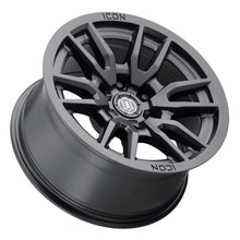 Load image into Gallery viewer, ICON Vector 6 17x8.5 6x135 6mm Offset 5in BS 87.1mm Bore Satin Black Wheel