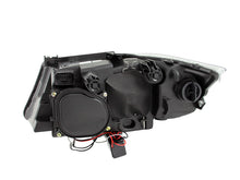 Load image into Gallery viewer, ANZO 2006-2008 BMW 3 Series E90-E91 Projector Headlights w/ Halo w/ LED Bar Black (CCFL)