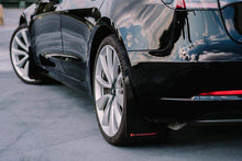 Load image into Gallery viewer, Rally Armor 17-22 Tesla Model 3 Black UR Mud Flap w/ Dark Grey Logo