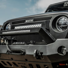 Load image into Gallery viewer, Westin 18-20 Jeep Wrangler WJ2 Full Width Front Bumper w/LED Light Bar Mount Textured Black
