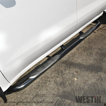 Load image into Gallery viewer, Westin 2019 Chevrolet Silverado/Sierra 1500 Crew Cab E-Series 3 Nerf Step Bars - Black