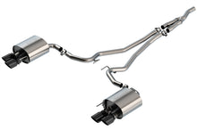 Load image into Gallery viewer, Borla 19-20 Ford Mustang Ecoboost 2.3L 2.25in S-type Exhaust w/ Valves - Black Chrome Tips