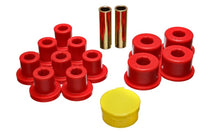 Load image into Gallery viewer, Energy Suspension 6/74-80 MG MGB Red Rear Leaf Spring Bushing Set