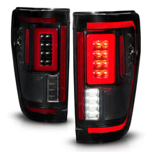 Load image into Gallery viewer, ANZO 21-23 Ford F-150 LED Taillights Seq. Signal w/BLIS Cover - Smoke Blk (For Factory Halogen ONLY)