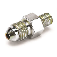 Load image into Gallery viewer, Autometer Fitting Adapter -4AN Male to 1/16in NPT Male for Ford Fuel Rail