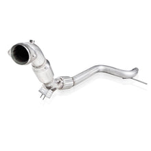 Load image into Gallery viewer, Stainless Works 2015-16 Mustang Downpipe 3in High-Flow Cats Factory Connection