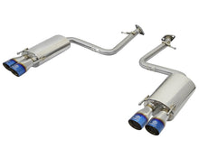 Load image into Gallery viewer, aFe Takeda 16-17 Lexus RC 200T 2.0L (t) 2in. SS Axle-Back Exhaust System w/Polished Blue Tips