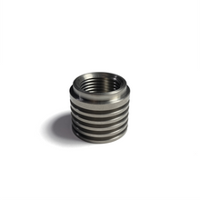 Load image into Gallery viewer, Ticon Industries Titanium O2 Sensor Bung w/ Built In Heat Sink (M18x1.5)