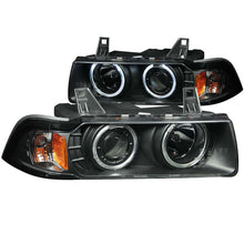 Load image into Gallery viewer, ANZO 1992-1998 BMW 3 Series E36 Projector Headlights w/ Halo Black (CCFL) G2