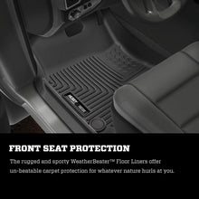 Load image into Gallery viewer, Husky Liners 2019 Ram 1500 CC WeatherBeater 2nd Seat Floor Liners Black (W/O Factory Storage Box)