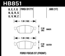Load image into Gallery viewer, Hawk 15-16 Ford Focus ST HP+ Street Front Brake Pads