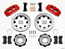 Load image into Gallery viewer, Wilwood Dynapro 6 Front Hat Kit 12.19in Drilled Red 2011 Fiesta